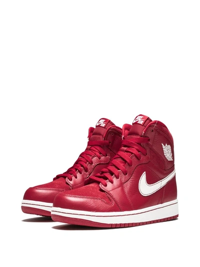 Shop Jordan Air  1 Retro High Og "gym Red" Sneakers In Black