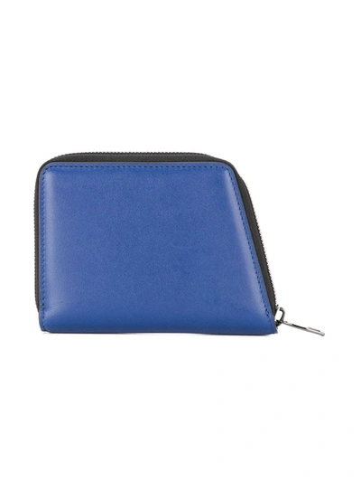 Shop Proenza Schouler Trapeze Zip Wallet In Blue