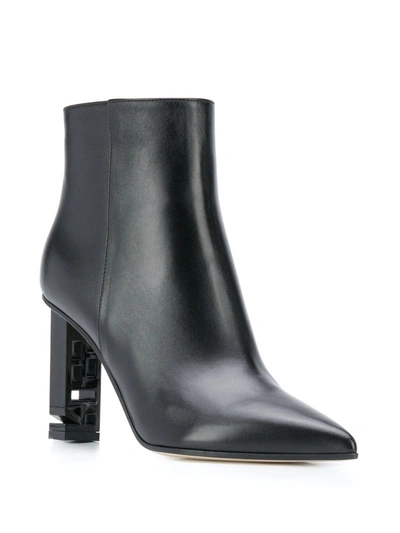 Shop Sergio Rossi 90mm Ankle Boots In Black
