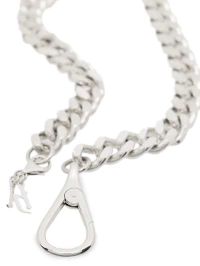 Shop Hatton Labs Chain-link Charm Necklace In Silver