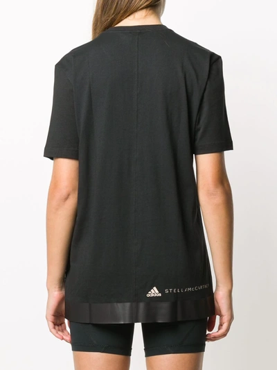 Shop Adidas By Stella Mccartney Short-sleeved Performance T-shirt In Black