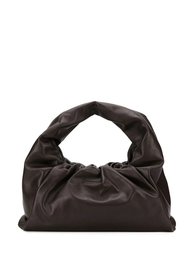 Shop Bottega Veneta The Shoulder Pouch Bag In Brown
