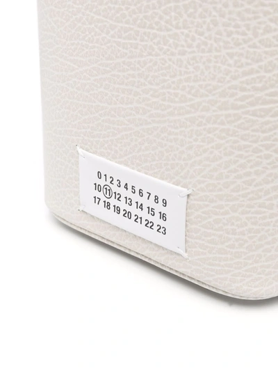 Maison Margiela 5ac Numbers-patch Bucket Bag In Nude