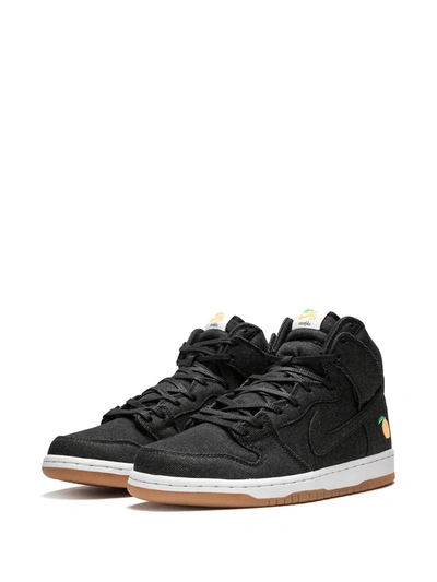 Shop Nike Sb Dunk High Trd Qs "momofuku" Sneakers In Black