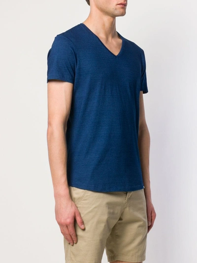 Shop Orlebar Brown Short Sleeved T-shirt In Blue