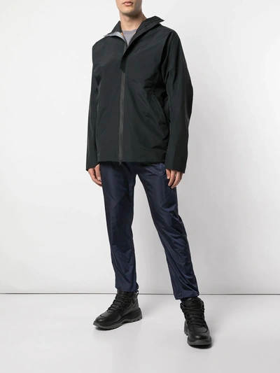 Shop Mammut Delta X Hooded Hardshell Jacket In Black