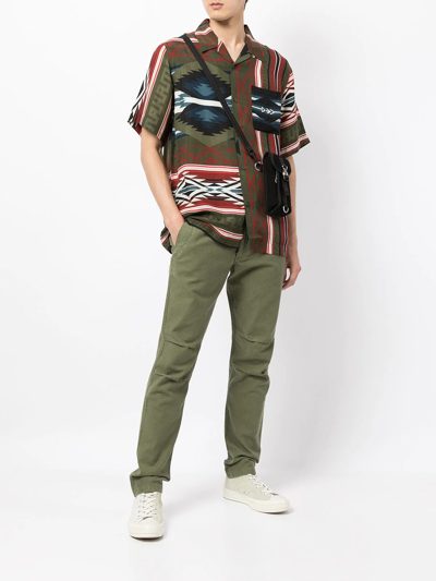 Maharishi Tapered Slim.fit Trousers In Grün