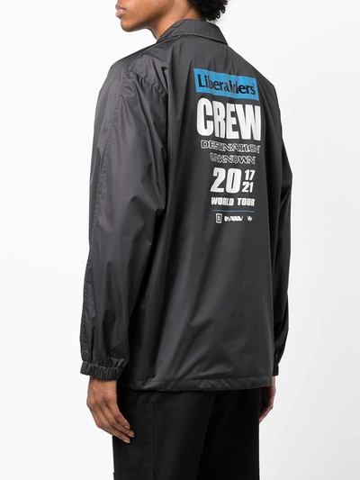 Shop Liberaiders Crew Tour Logo-print Jacket In Grey