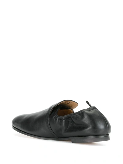 Shop Bally Elasticated Loafers In Black
