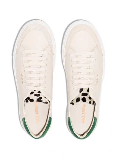 Shop Axel Arigato Clean 90mm Leather Sneakers In Neutrals