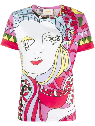 Shop La Doublej Total Goddess T-shirt In Pink