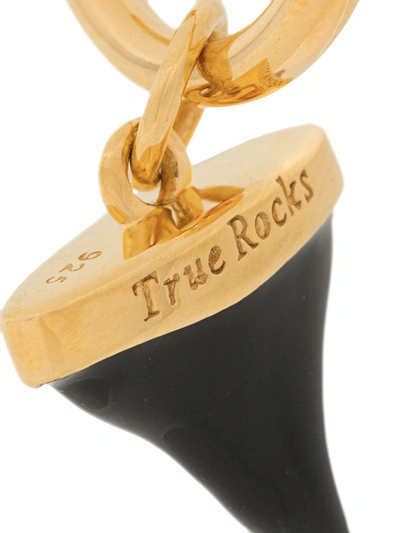 True Rocks Shark Tooth Single Hoop Earring In Gold
