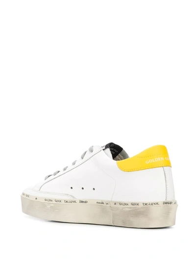 Shop Golden Goose Hi Star Flatform Sneakers In White