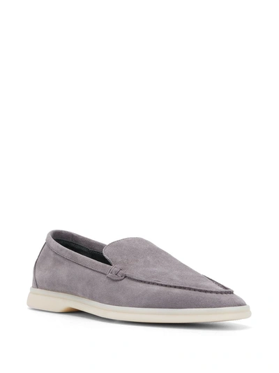 Shop Scarosso Ludovico Loafers In Grey