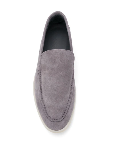 Shop Scarosso Ludovico Loafers In Grey