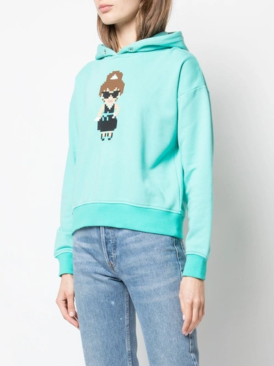 Mostly Heard Rarely Seen 8-bit Grace Hoodie In Blue