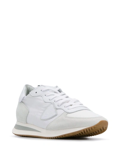Shop Philippe Model Paris Trpx Basic Sneakers In White