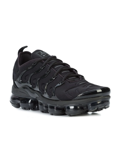 Shop Nike Air Vapormax Plus "triple Black" Sneakers