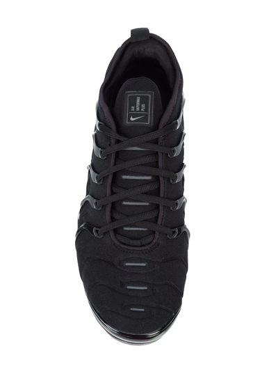 Shop Nike Air Vapormax Plus "triple Black" Sneakers