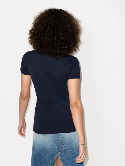 Polo Ralph Lauren Slim Fit Stretch Polo Shirt In Blue