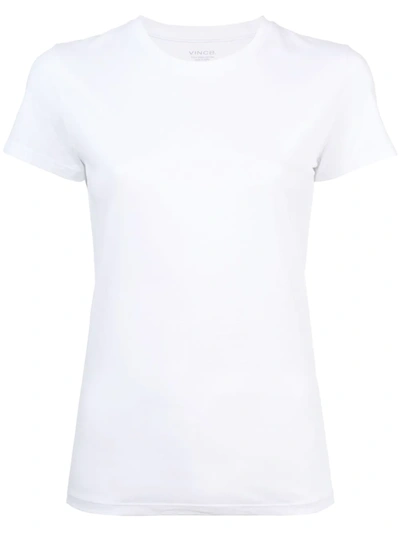 Shop Vince Classic Short-sleeve T-shirt In White