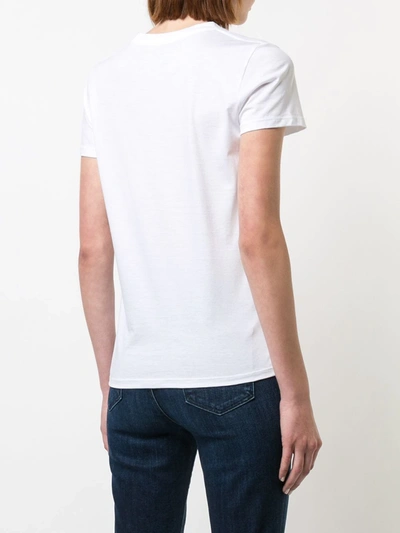 Shop Vince Classic Short-sleeve T-shirt In White