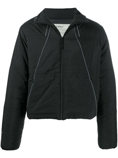 Shop A-cold-wall* Piped-trim Padded Jacket In Black