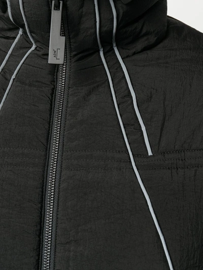 Shop A-cold-wall* Piped-trim Padded Jacket In Black