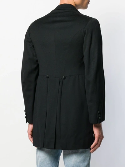 Pre-owned A.n.g.e.l.o. Vintage Cult 1930's Loose Notched Coat In Black