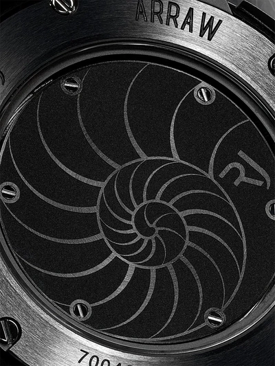 Shop Rj Watches Arraw Marine Ceramic 45mm In Black