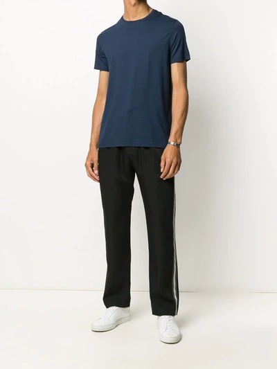 Shop Derek Rose Basel Modal Round-neck T-shirt In Blue
