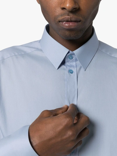 Dolce & Gabbana Cotton Shirt In Blue