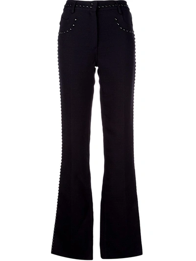 Shop Giambattista Valli Studded Bootcut Jeans In Black