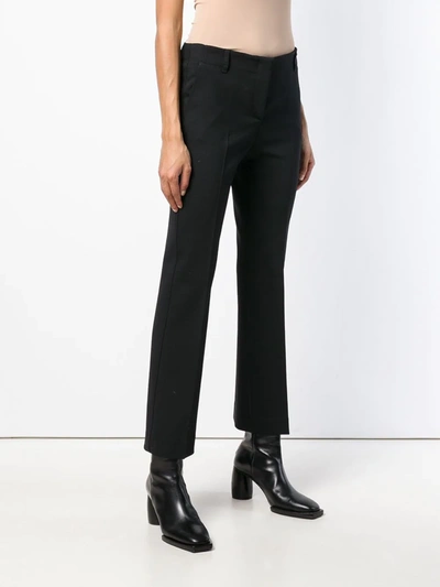 Shop Quelle2 Straight Leg Tailored Trousers In Black