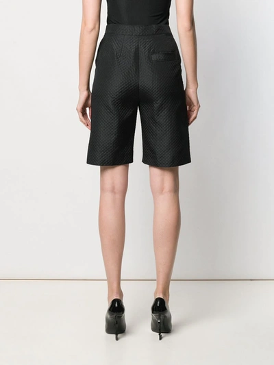 Pre-owned Dior  Quilted Long Shorts In Black