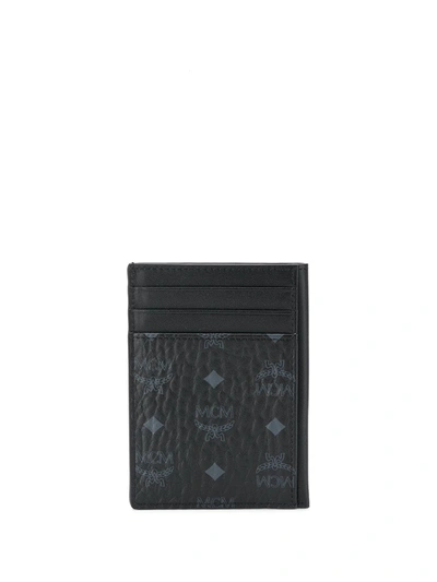 Mcm Mini N/s Cardholder In Black