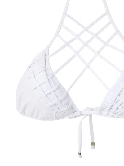 Amir Slama Strappy Bikini Set In White