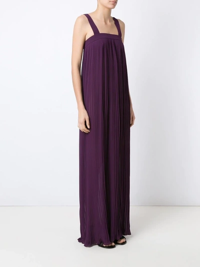 ADRIANA DEGREAS 超长礼服 - 紫色