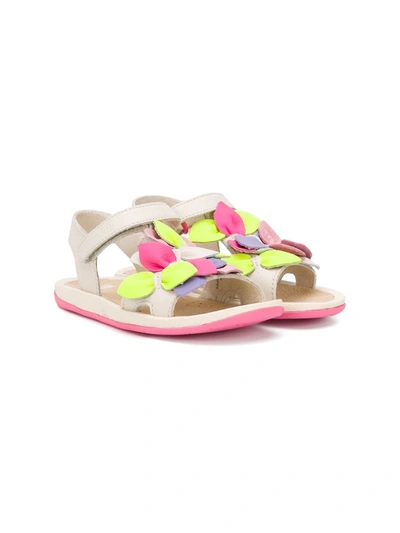 Camper Twins Petals-appliqué Sandals In Neutrals