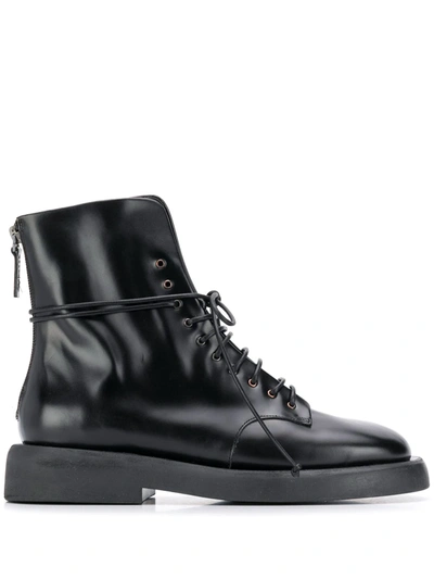 Shop Marsèll Lace-up Boots In Black