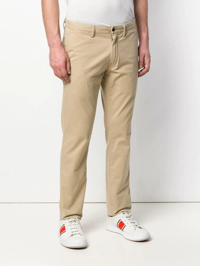 Shop Polo Ralph Lauren Classic Chinos In Neutrals