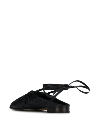 Shop 3.1 Phillip Lim / フィリップ リム Nadia Lace Up Ballerina Shoes In Black