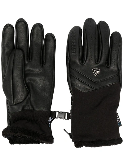 Shop Rossignol Elite Leather Gloved In Black