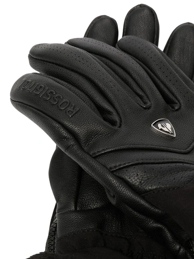 Shop Rossignol Elite Leather Gloved In Black