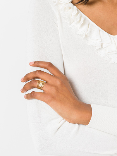 Shop Wouters & Hendrix Filigree Ring In Metallic