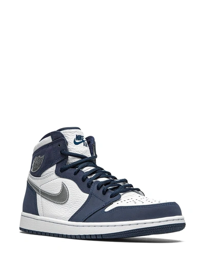 Jordan Air  1 Retro High Co.jp "midnight Navy" Sneakers In White