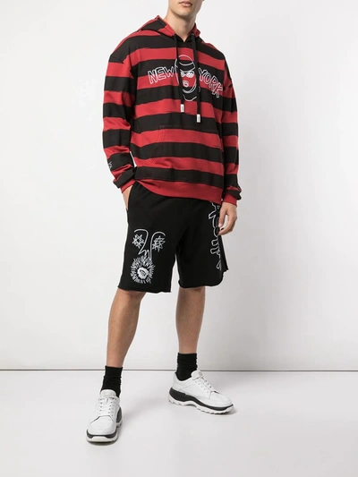 Haculla New Yorker Robber Hoodie In Red
