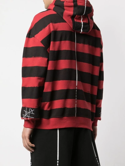 Shop Haculla New Yorker Robber Hoodie In Red