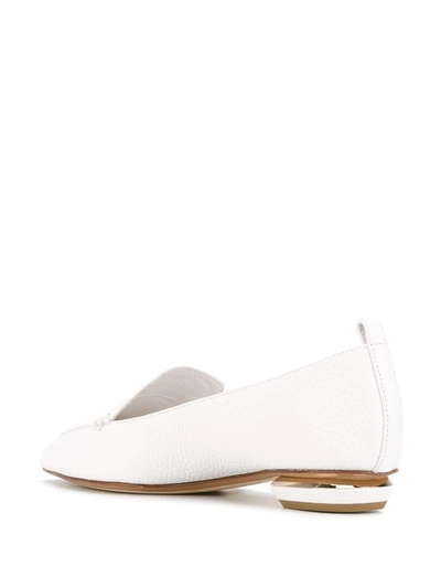 Shop Nicholas Kirkwood Beya Loafers 18mm In Neutrals