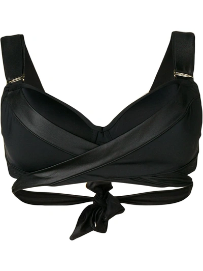 Shop Marlies Dekkers Cache Coeur Plunge Balcony Bikini Top In Black